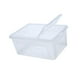 thumbnail image 5 of Caja de alimentación para reptiles, contenedor de transporte para tortugas con pequeñas aberturas, portátil, hábitat Blanco, 5 of 9