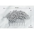 thumbnail image 2 of unbranded Para En Plata Con De Hojas Y Rhinestones Decorativos, 2 of 7