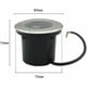 thumbnail image 2 of Paquete de 4 focos LED empotrables para exteriores, 3 W, IP65, 270 lúmenes, redondos, para terraza, jardín, camino, patio, garaje., 2 of 5