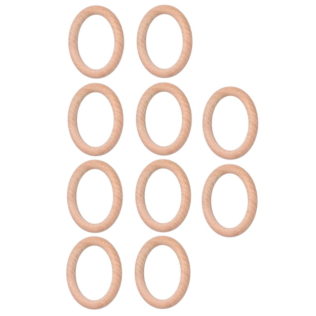 Macrame Rings, Reliable Wooden Rings Stable for DIY Jewelry Making for Painted Jewelry for Small Photo Frame Jewelry 4cm,5cm,6cm,7cm,8cm