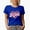 Royal Blue, variant on Mini, Retro Mother-To-Daughter Themed Mother's or Valentine's Day Gift, Black T-Shirt, 3XL