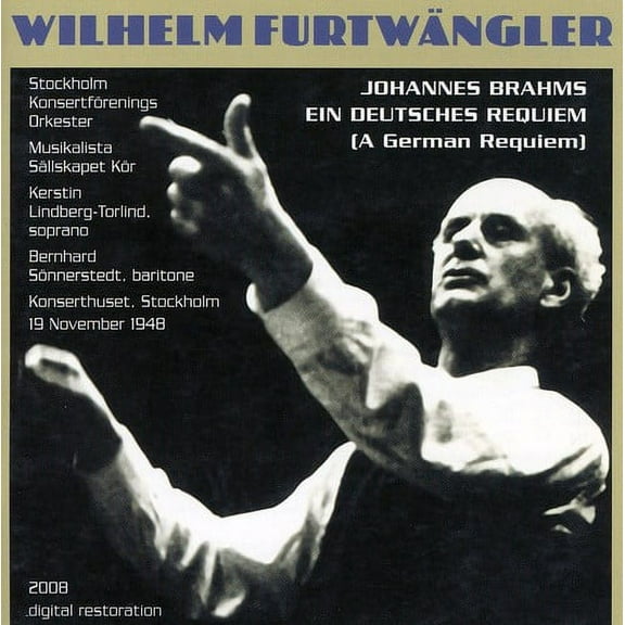 Wilhelm Furtwängler - Furtwangler Condcuts Brahms Requiem - Music & Performance - CD