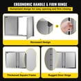 thumbnail image 6 of VEVOR 31"W x 24"H Double BBQ Access Door (Stainless Steel, Recessed Handle), 6 of 12