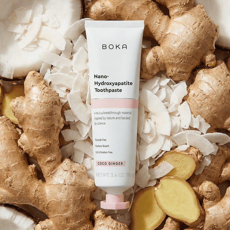 Boka Fluoride Free Toothpaste, Nano-Hydroxyapatite Toothpaste
