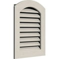 thumbnail image 3 of 14"W x 30"H Arch Top Gable Vent (19"W x 35"H Frame Size): Primed, Functional, Smooth Western Red Cedar Gable Vent w/ 1" x 4" Flat Trim Frame, 3 of 13