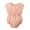 Pink, variant on Baby Girl Lace Ruffled Sleeveless Romper Summer Cotton casual Cute Jumpsuit,Pink,12-18M