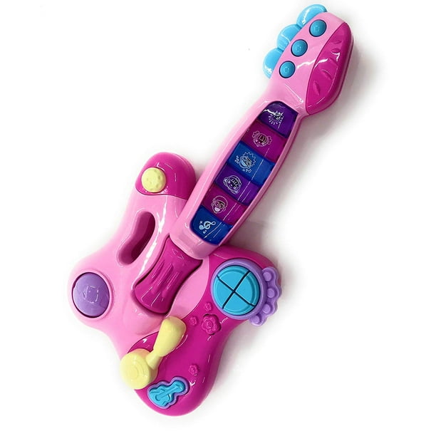 Toy Electric Guitar Musical Toy w/ Interactive Buttons, Levers, Noises