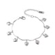 thumbnail image 1 of Pulsera de metal con charm en forma de corazón, accesorios para niñas, regalo para las fiestas, 1 of 8