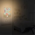 thumbnail image 2 of Yayeee LED Night Lights with Motion Detectors Auto Dusk to Dawn Light Sensors, 2 Pack, Pink Beach Toys Pattern, 2 of 7