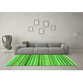 thumbnail image 3 of Ahgly Company Indoor Round Abstract Green Modern Area Rugs, 3' Round, 3 of 4