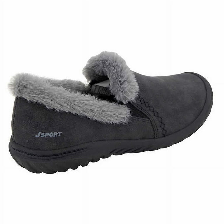JSport Comfy Outdoor Soft Cozy Comfortable Footwear Ladies' Faux