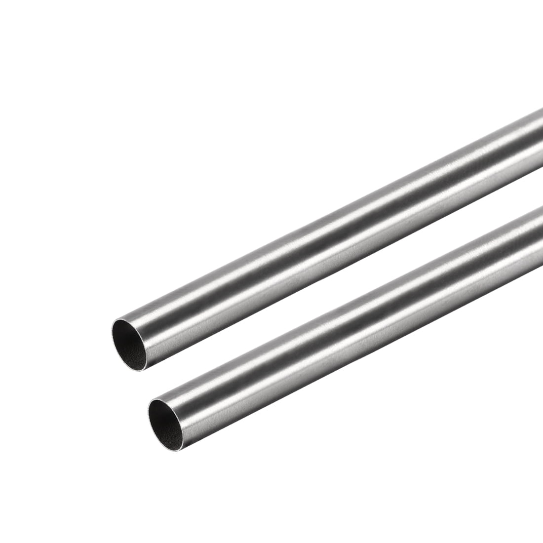 304 Stainless Steel Round Tubing 9mm OD 0.2mm Wall Thickness 250mm Length 4 Pcs 