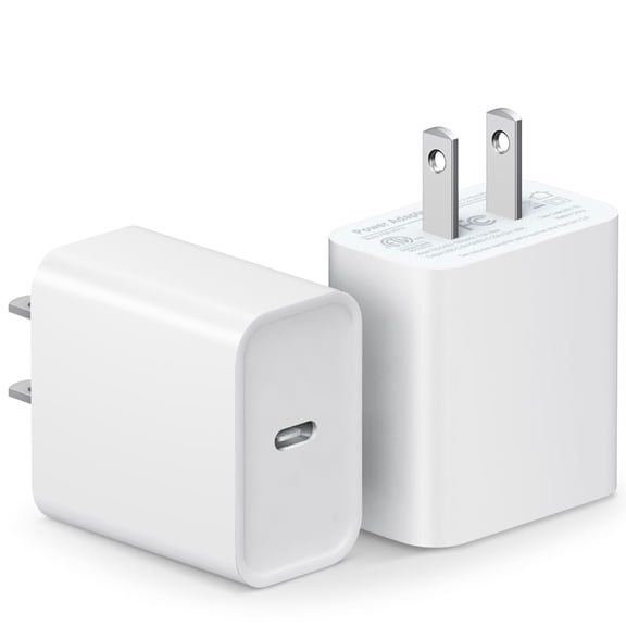 Typpkmm 20W USB C Wall Charger Block 2-Pack, PD Power Adapter