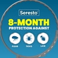 thumbnail image 5 of Seresto Flea & Tick Collar For Dogs Over 18 lbs., Vet-Recommended, 8 Month Protection, 5 of 11