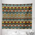 thumbnail image 1 of African Tapestry, Chevron Zigzags and Half Circles Folkloric Elements Sharp Canonical Motifs, Fabric Wall Hanging Decor for Bedroom Living Room Dorm, 5 Sizes, Multicolor, by Ambesonne, 1 of 1