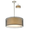 thumbnail image 2 of Z-Lite Sedona 3 Light Convertible Pendant in Brushed Nickel, 2 of 4