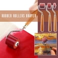 thumbnail image 4 of 1/3x Roller Rubber Brayer Stamping Rollers Ink Printmaking Printing Tool T3H9, 4 of 8
