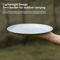 thumbnail image 3 of Yucurem 7.87" Portable Outdoor Camping Tableware, Ultralight Titanium Plate Dish Cookware for Backpacking Hiking Travelling Picnic BBQ, 3 of 8