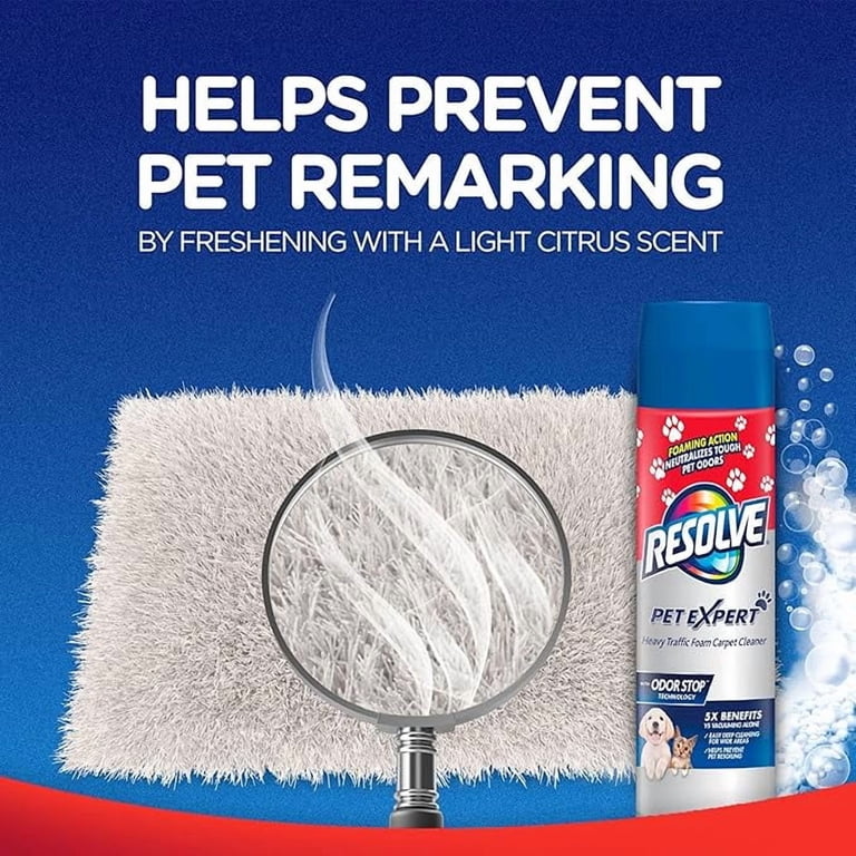 Resolve Pet Expert High Traffic Carpet Foam Cleaner, 2 Pack photo 4