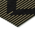 thumbnail image 4 of Addison Rugs Chantille Indoor/Outdoor Transitional Geometric Black Washable Rectangle Rug, 1'8" x 2'6", 4 of 6