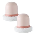 thumbnail image 1 of Oleegame 2PC Cleaning Brush Sponge Kitchen Pot Brush With Handle Reusable And Washable Eraser Cleaner Rust Removal Tool Sink Pot Dish Scrubber Bathroom Decontamination Cleaning Brush Pink, 1 of 3