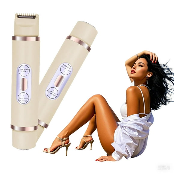 up to 50% Off WIZUTIZ 2-in-1 Electric Shaver Women's Area Shaver For Women Waterproof Electric Shaver For Women Brown