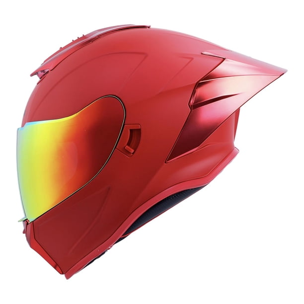 Casco Roda Beast Rojo Mate Cerrado Mica Roja Svs rojo XXL