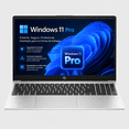 thumbnail image 1 of Laptop HP 250 G10 15.6" FHD, Intel Core i5-1334U 13Va gen, 16GB RAM, 512GB SSD, Windows 11 Pro, Color Plata Teclado retroiluminado español., 1 of 5