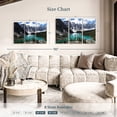thumbnail image 4 of Elephant Stock Lake Louise Landscape Wall Art - Horizontal Multi Panel Canvas - Living Room Wall Decor - Nature Multi Panel - Blue And Green Decor - 45" x 28", 4 of 8