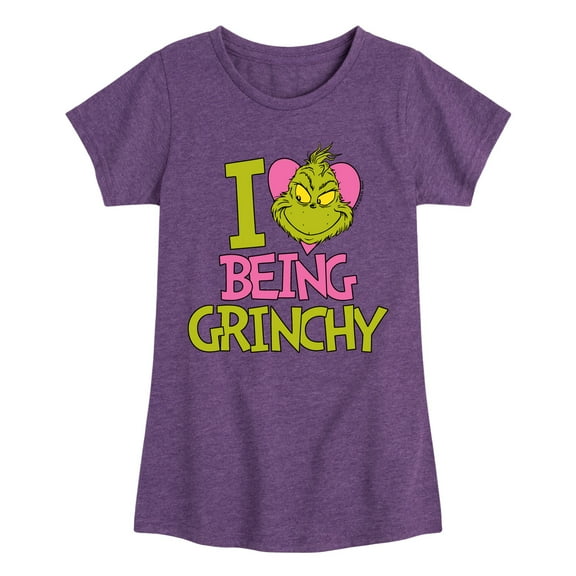 The Grinch - I Love Being Grinchy - Toddler & Youth Girls Short Sleeve Graphic T-Shirt