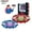 Blue and Red, variant on Force1 Scoot Aerial Drone, Hand Gesture Control Mini Hover Drone with LED, Toy for Kids (Red)