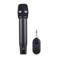 thumbnail image 1 of Professional UHF Wireless Microphone System with Handheld Cordless Microphone & Receiver Rechargeable Mic 16 Channels for Video Live Broadcast Interview Singing Party, 1 of 6