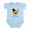 Sky Blue, variant on CafePress - Happy Halloween Cat Body Suit - Baby Light Bodysuit, Size Newborn - 24 Months