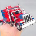thumbnail image 5 of Anmyjuly 1/24 Metal Diecast Semi Truck Toy with Lights and Sounds, Trailer Model for Boys 4-7 Years Old, Red, 5 of 8