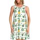 thumbnail image 1 of Fotbe St. Patrick's day Vestido de Verano sin Mangas para Mujer – Vestido Midi Línea A, Estilo Camiseta Floral, Vestido Playero Casual y Fluido, 1 of 7
