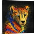 thumbnail image 1 of ARTCANVAS Cheetah Africa Savannah Cat Canvas Art Print - Size: 36" x 36" (1.50" Deep), 1 of 9