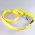 thumbnail image 3 of SugarBloom Nylon LED Dog Collar, Solid Glow Light Up Collar with Adjustable Strap, Night Safety Reflective Pet Necklace for Walking Running,Yellow S, 3 of 3