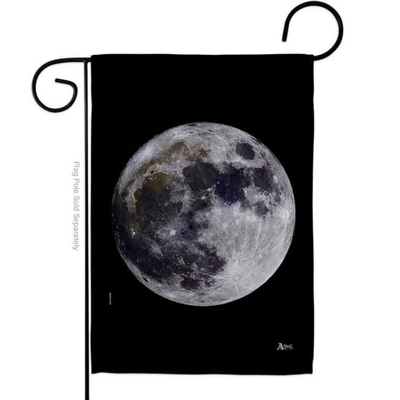 Americana Home & Garden G141310-BO 13 x 18.5 in. Sweet Life Earth Moon Garden Flag