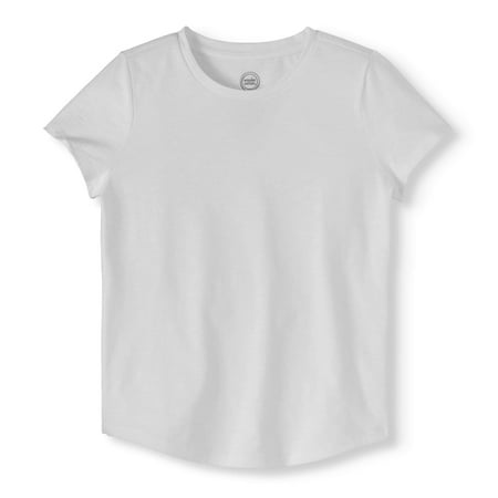 Crew Neck Short Sleeve T-Shirt (Big Girls & Little Girls)