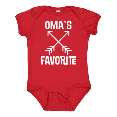 

Inktastic Oma Favorite Grandchild Gift Baby Boy or Baby Girl Bodysuit