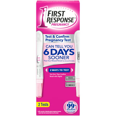 First Response Test & Confirm Pregnancy Test, 1 Line Test and 1 Digital Test (Best Time To Have Pregnancy Test)