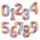 thumbnail image 1 of Tamaño gigante 40 y 42 pulgadas Azul / Rosa Número grande Globos de aluminio 0-9 Cumpleaños Boda Compromiso Fiesta Decoración Globos Niños Suministros de bolas Tan Jianjun  unisex, 1 of 2