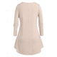 thumbnail image 2 of Camiseta Acanalada Talla Extra Cuello Gargantilla Rosegal  Mangas largas de talla grande, 2 of 5