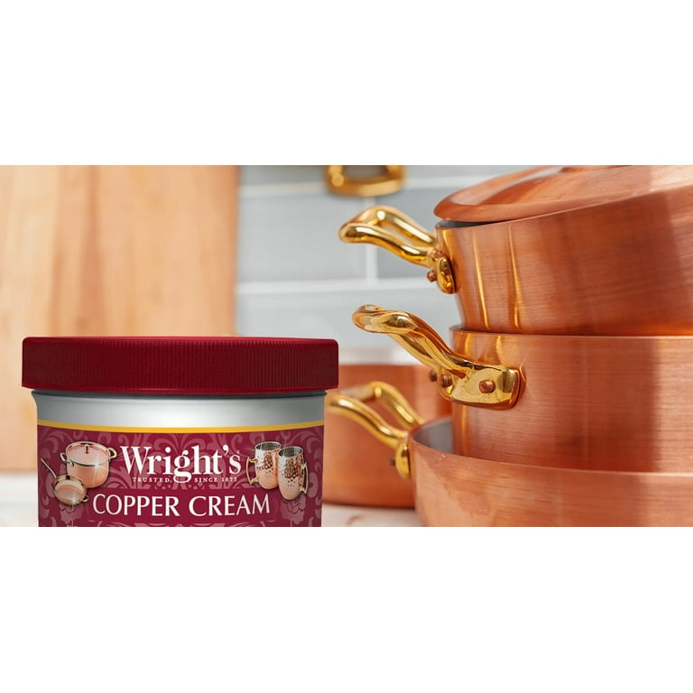 Wright's Silver and Copper Cleaner and Polish - 8 Ounce Each - Premium  Metal Polish Silver Copper Brass Chrome and More