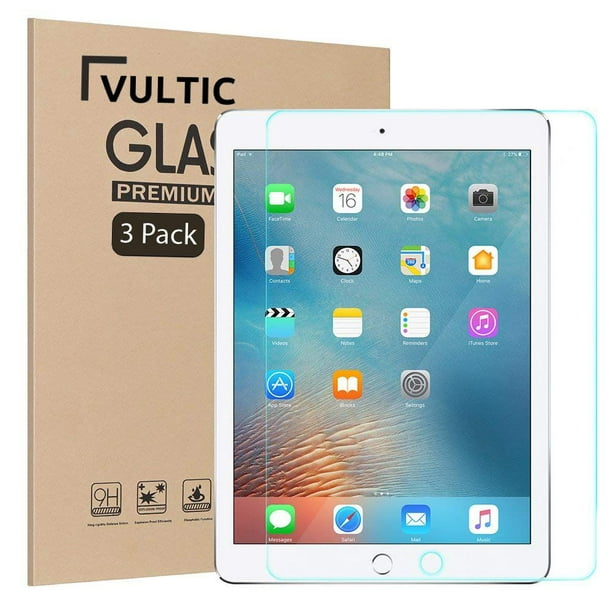 Vultic iPad Pro 12.9 Screen Protector Tempered Glass Film Cover