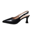 thumbnail image 2 of Purcolt Women's Slingback Kitten Heel Pumps Shoes Closed Pointed Toe Sandals Evening Party Wedding Slip on Dress Shoes, 2 of 4