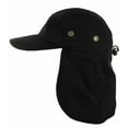 thumbnail image 1 of Magg Outdoor Sombrero de Protección Solar en Mezcla de Algodón con Solapa para el Cuello, Negro, 1 of 1