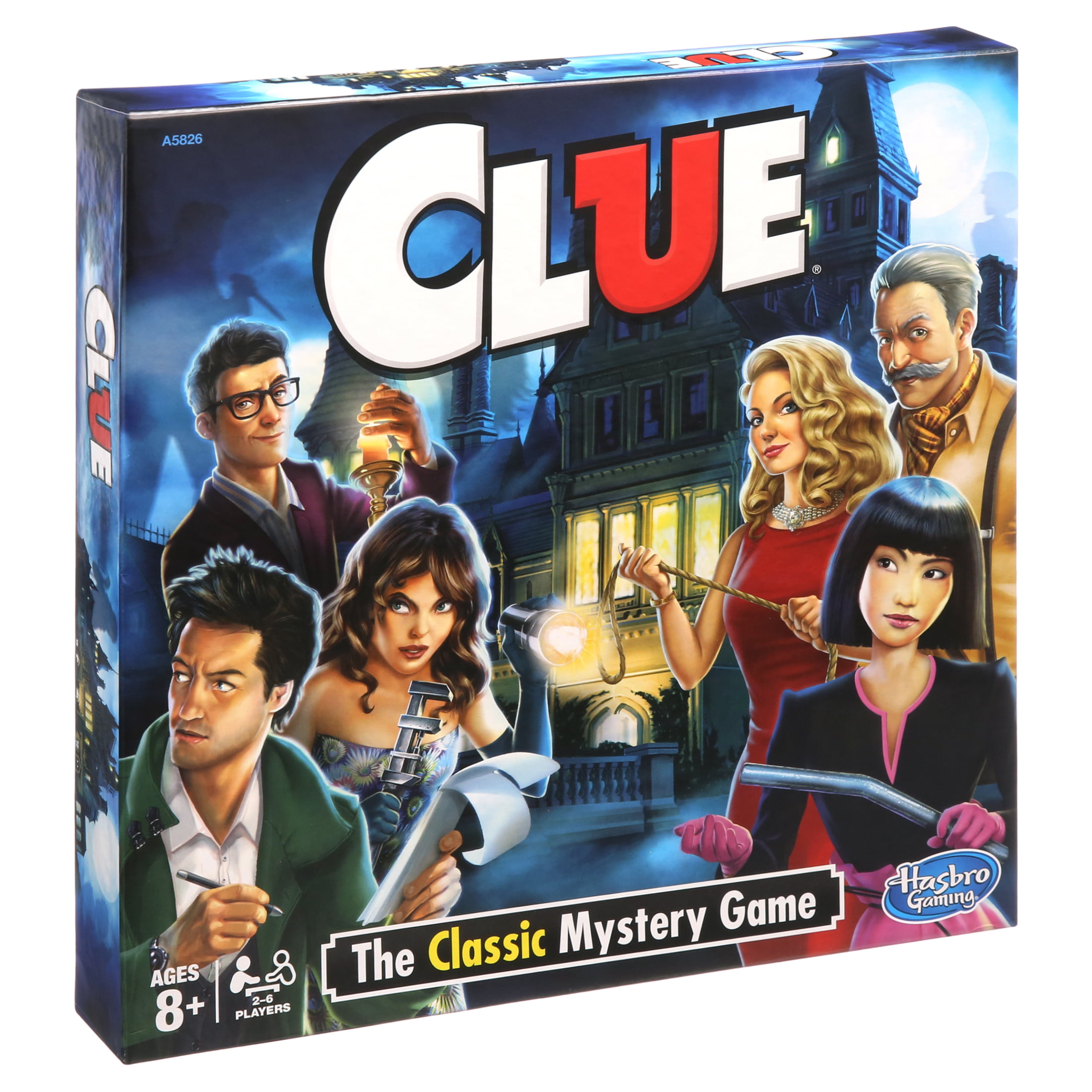 A5826079 for sale online Hasbro Clue The Classic Mystery Board Game 