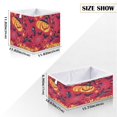 thumbnail image 2 of Foldable Fabric Storage Bin Home Cubes Clothing Organizer Bins Large Collapsible Box Basket for Home Organizer Red Cute Halloween Icon, 2 of 7