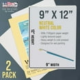 thumbnail image 2 of U.S. Art Supply 9" x 12" Premium Heavyweight Watercolor Painting Paper Pad, Pack of 2, 24 Sheets Each, 90 Pound (190gsm) - Cold Pressed, Acid-Free, Wet, Dry & Mixed Media - Artists, Students, Adults, 2 of 6